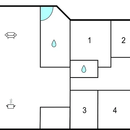 Holiday home Awesome In With Sauna